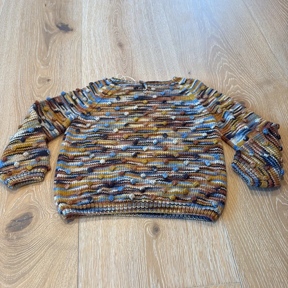 NWT Misha & Puff Kid’s Popcorn Sweater Original Spacedye Sz 4y - Picture 6 of 6